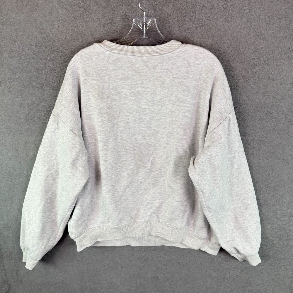 Skims Sweatshirt Womens XL Gray Pullover Yoga Dance Athleisure Crew Y2K Fleece - Picture 5 of 8